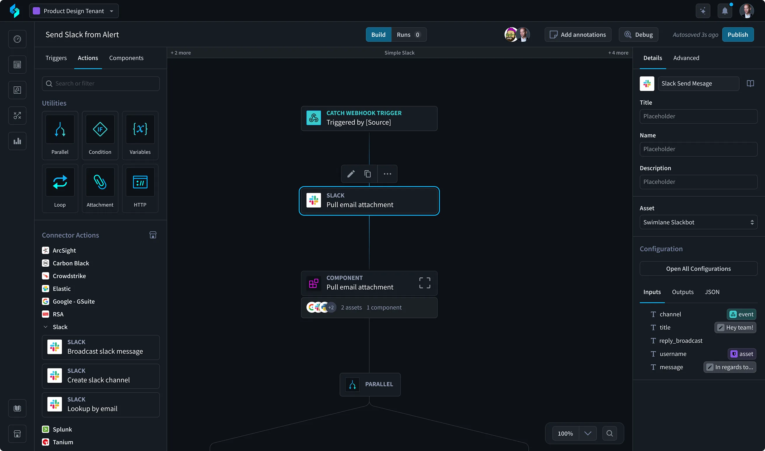 Swimlane Turbine platform preview